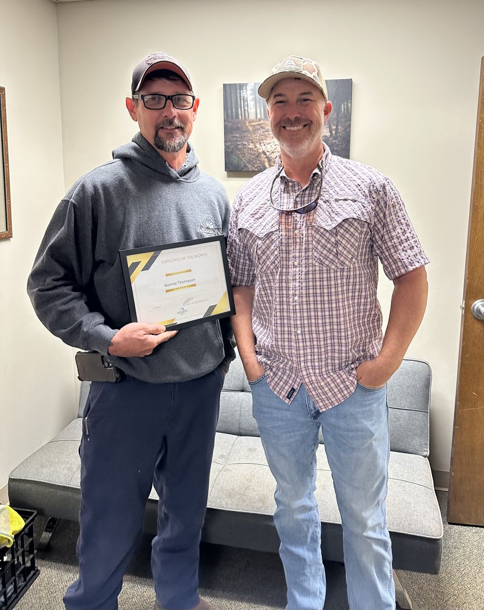coautilities's tweet photo. Huge congratulations to Ronnie Thomason, our October Employee of the Month!  Ronnie’s outstanding work during the hurricane recovery, managing and repairing water assets, earned him a well-deserved nomination from a fellow team member. https://t.co/9lbhcHgdFE