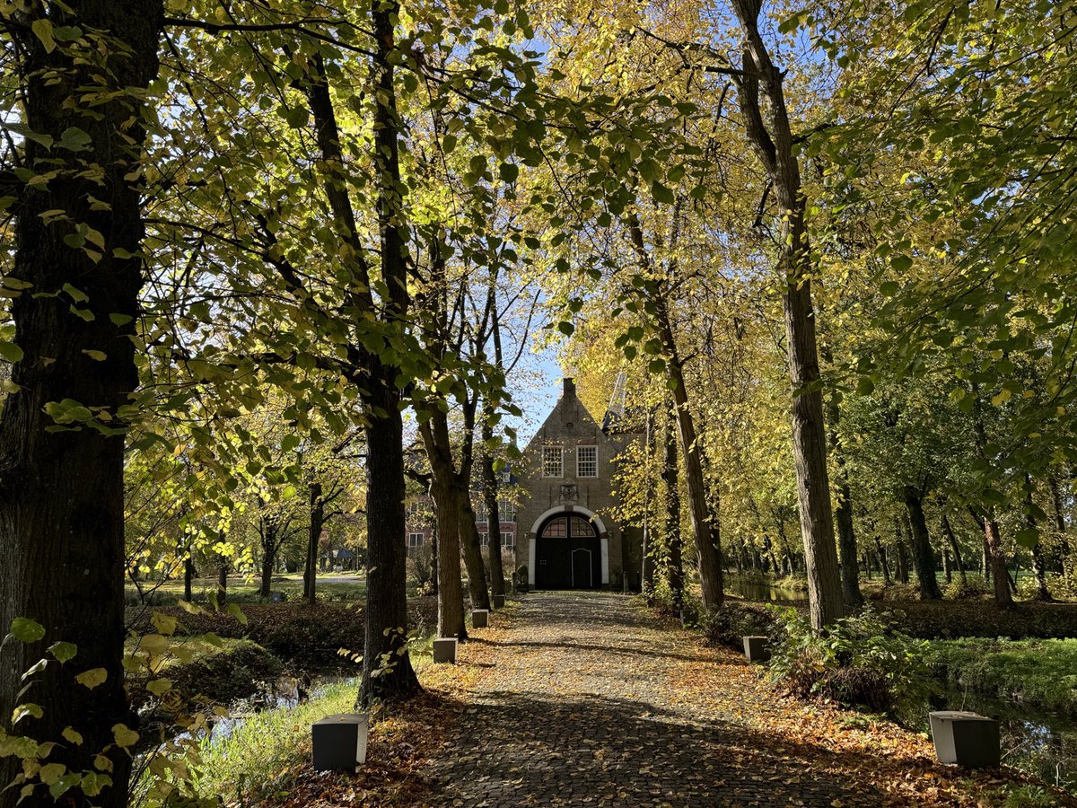 Herfstig licht op mooi Epema State (Ysbrechtum).