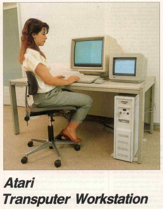 VingTroiSeize's tweet image. #Atari #retrocomputer #Transputer #Workstation #80s #90s #Geek