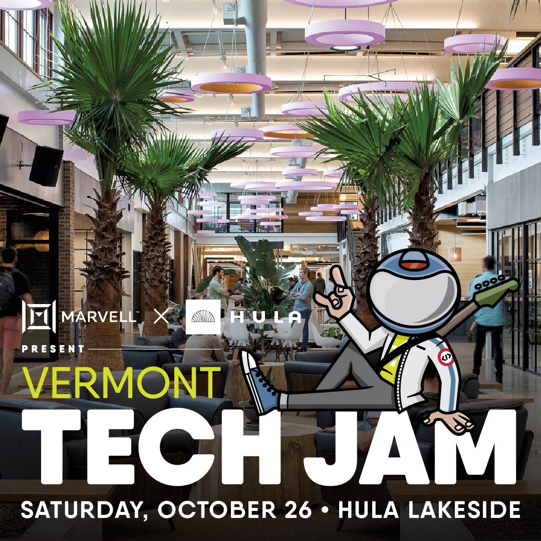 VCBB_Broadband's tweet image. Tech Jam is Saturday in Burlington! We'll be there. Will you? Get free tickets at techjamvt.com.

@sevendaysvt #techjamvt