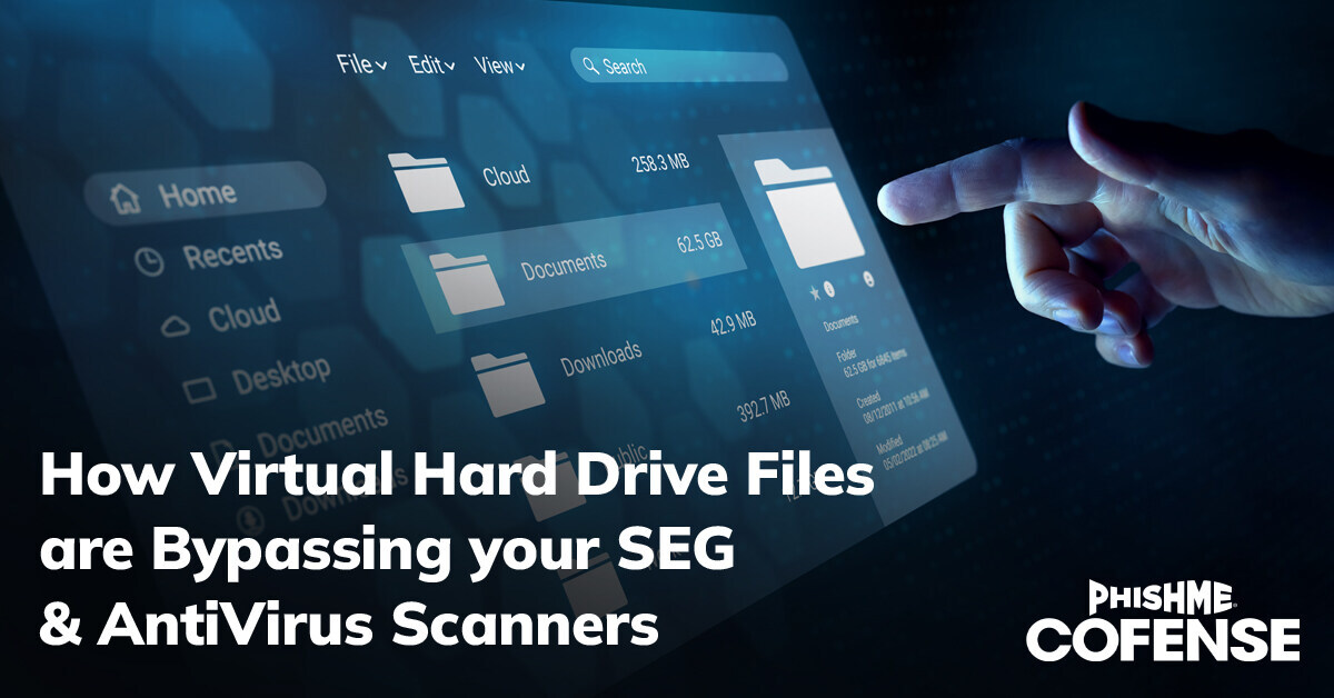 The Cofense Intelligence team has identified a concerning trend: threat actors are bypassing SEGs by embedding malicious content in virtual hard drive files. Learn more about how to identify these dangerous hard drive files in our latest blog: cofense.com/blog/how-virtu…