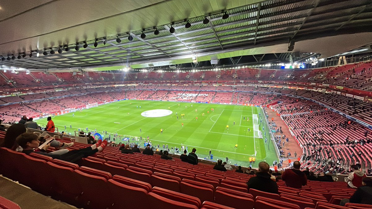 Here we go! Footage of last nights game will be appearing on the big screen tonight. #gameforukraine