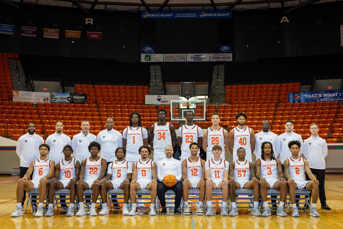 BearkatsMBB's tweet image. Your 2024-25 Sam Houston Men's Basketball Team!! #EatEmUpKats