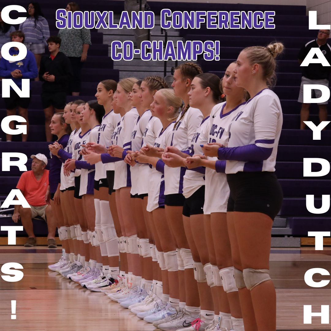 Congratulations to the Lady Dutch Volleyball Team on Siouxland Conference Co-Champs! #GoDutch #mocfvathletics