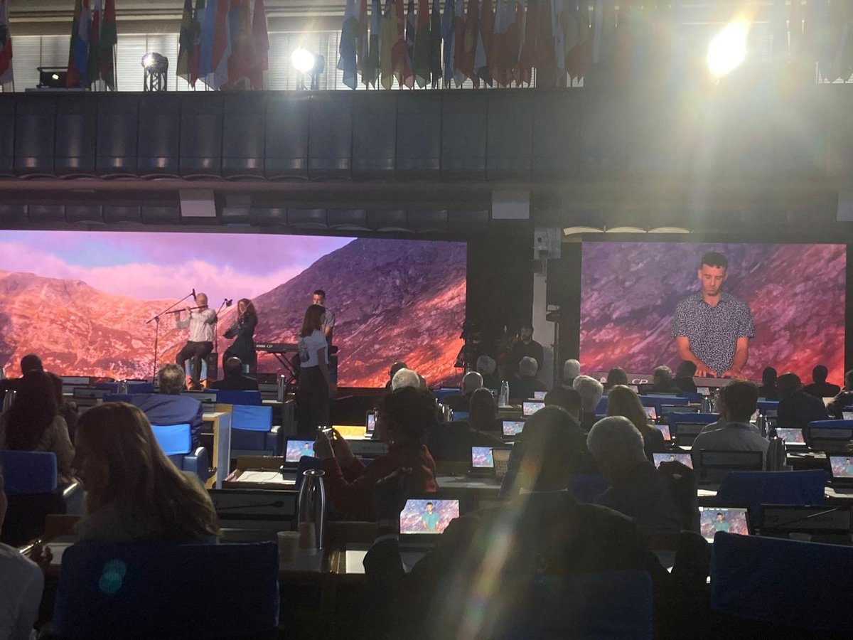 MTU Cork School of Music (@mtu_csm) on Twitter photo Last week, students in our BMus degree Lily Munday and Jake Kalilec with lecturer Johnny McCarthy were special guests at the UN <a href="/World_FoodForum/">World Food Forum</a> event in Rome. They performed traditional Irish music and met the Irish ambassador in Italy, Patricia O’Brien. Last week, students in our BMus degree Lily Munday and Jake Kalilec with lecturer Johnny McCarthy were special guests at the UN <a href="/World_FoodForum/">World Food Forum</a> event in Rome. They performed traditional Irish music and met the Irish ambassador in Italy, Patricia O’Brien.