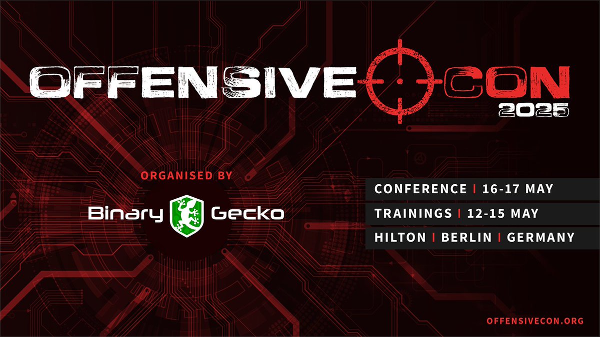 Save the date. #Offensivecon25
