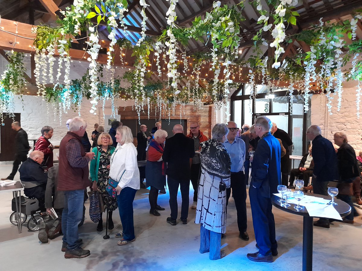 Attended by family, friends, and old colleagues and peers, it was a chance to catch up and, in Peter' words "talk to someone you don't know"! We were so pleased to see so many familiar and new faces.