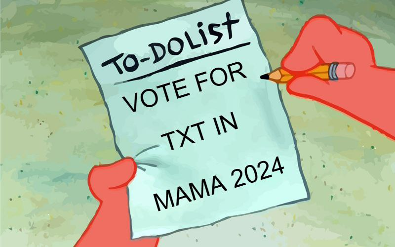 See you in 1 hour 👀

#2024MAMAVOTE
#tomorrowxtogether