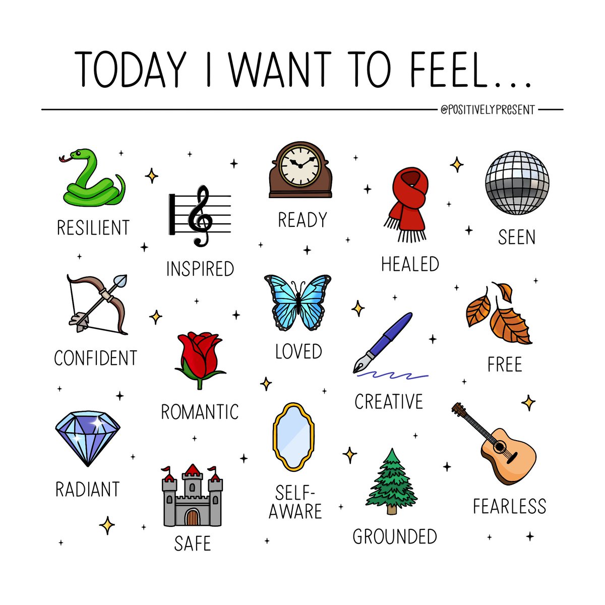 Which one do you want to feel today?