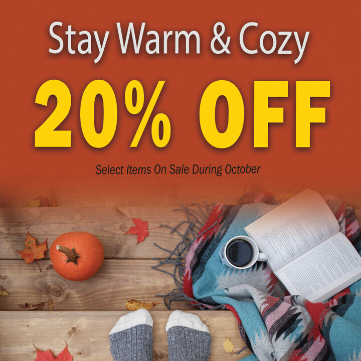 CiscoBookstore's tweet photo. 🌟 Warm &amp; Cozy Sale! 🌟
Get 20% off select cozy items! Snuggle up with your favorites and enjoy the savings. Hurry, this offer is only good until the end of October! Visit our website #ciscocollegebookstore or stop by the store to browse! #GoWranglers #LearnMore #YourCampusStore https://t.co/1kRd1FwkaY