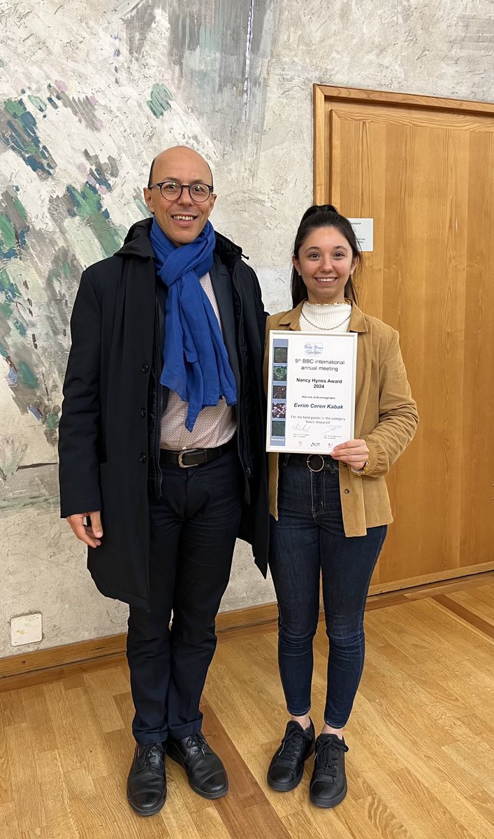 M. Bentires-Alj (@momobentires) on Twitter photo Kudos to <a href="/KabakEvrimCeren/">Evrim Ceren Kabak</a>, the winner of the “Nancy Hynes BBC award 2024” for her studies on the determinants of breast cancer dormancy Kudos to <a href="/KabakEvrimCeren/">Evrim Ceren Kabak</a>, the winner of the “Nancy Hynes BBC award 2024” for her studies on the determinants of breast cancer dormancy