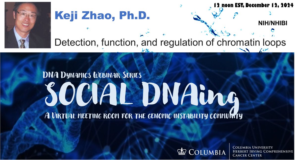 Zha Lab (@zha_lab) on Twitter photo Thank Dr. Peter Lewis <a href="/thePeterLewis/">Peter Lewis</a> for a wonderful talk. Dr. Keji Zhao will join us from NIH to duiscussing chromatin loops on Dec 12th! Sign up at cancer.columbia.edu/research/progr… Thank Dr. Peter Lewis <a href="/thePeterLewis/">Peter Lewis</a> for a wonderful talk. Dr. Keji Zhao will join us from NIH to duiscussing chromatin loops on Dec 12th! Sign up at cancer.columbia.edu/research/progr…