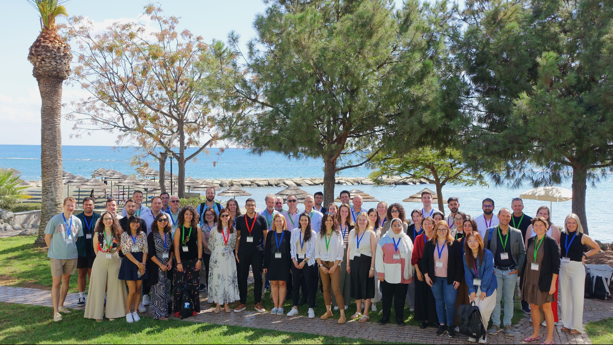🙌Exciting first day at #CyBioEl24 <a href="/nanoGe_Conf/">nanoGeConferences</a> with talks on bioelectronic medicine, novel in vitro platforms and drug delivery among other topics

📸Attendees have gathered for a group photo with Limassol as a stunning backdrop!

🔗More information: nanoge.org/CyBioEl/home