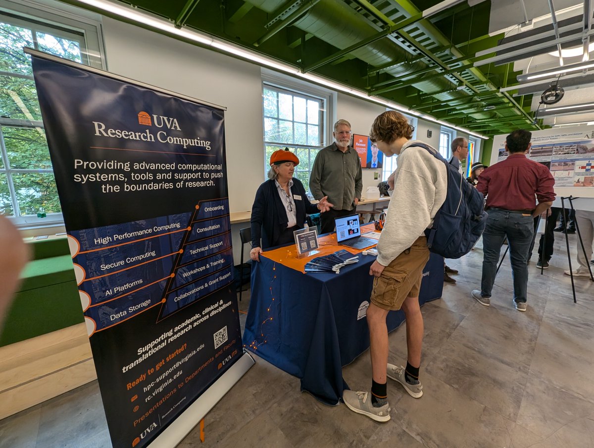 UVA Engineering (@uvaengineers) on Twitter photo UVA Engineering held a successful AI and Machine Learning Resource Fair for students and faculty to learn about what our labs are working on. The event included 30 participating posters that provided lab overviews and featured projects.
<a href="/UVALinkLab/">UVA Link Lab</a> <a href="/CS_UVA/">UVA Computer Science</a> <a href="/uvaece/">UVA Electrical and Computer Engineering</a> UVA Engineering held a successful AI and Machine Learning Resource Fair for students and faculty to learn about what our labs are working on. The event included 30 participating posters that provided lab overviews and featured projects.
<a href="/UVALinkLab/">UVA Link Lab</a> <a href="/CS_UVA/">UVA Computer Science</a> <a href="/uvaece/">UVA Electrical and Computer Engineering</a>