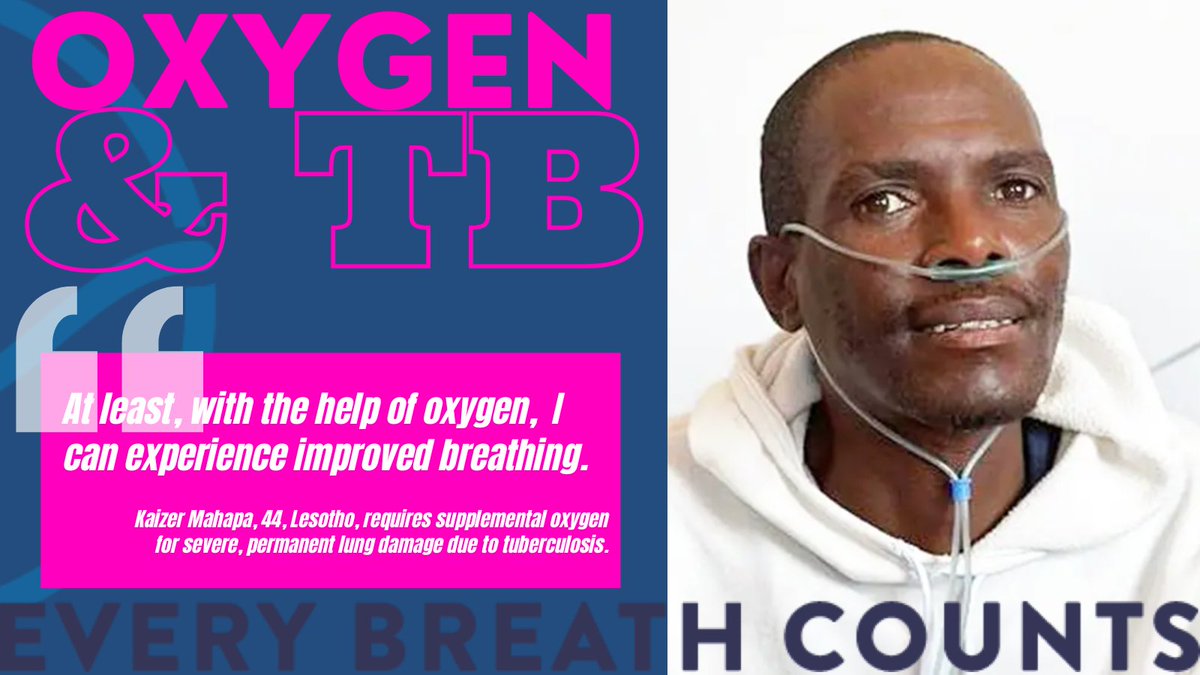 Every Breath Counts (@stop_pneumonia) on Twitter photo Did you know that #TB patients often need long-term #oxygen therapy at home?
Read Kaizer Mahapa's story from #Lesotho 🇱🇸 pih.org/article/pih-gi…
#EndTB #UnionConf #InvestinOxygen #GlobalOxygenAlliance
🙏 <a href="/PIH/">Partners In Health</a> for shining💡onto a forgotten patient population needing Did you know that #TB patients often need long-term #oxygen therapy at home?
Read Kaizer Mahapa's story from #Lesotho 🇱🇸 pih.org/article/pih-gi…
#EndTB #UnionConf #InvestinOxygen #GlobalOxygenAlliance
🙏 <a href="/PIH/">Partners In Health</a> for shining💡onto a forgotten patient population needing