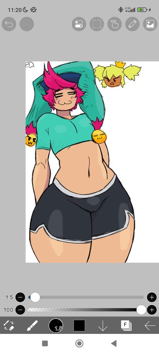 Femboi chestur sketch #brawlart #art