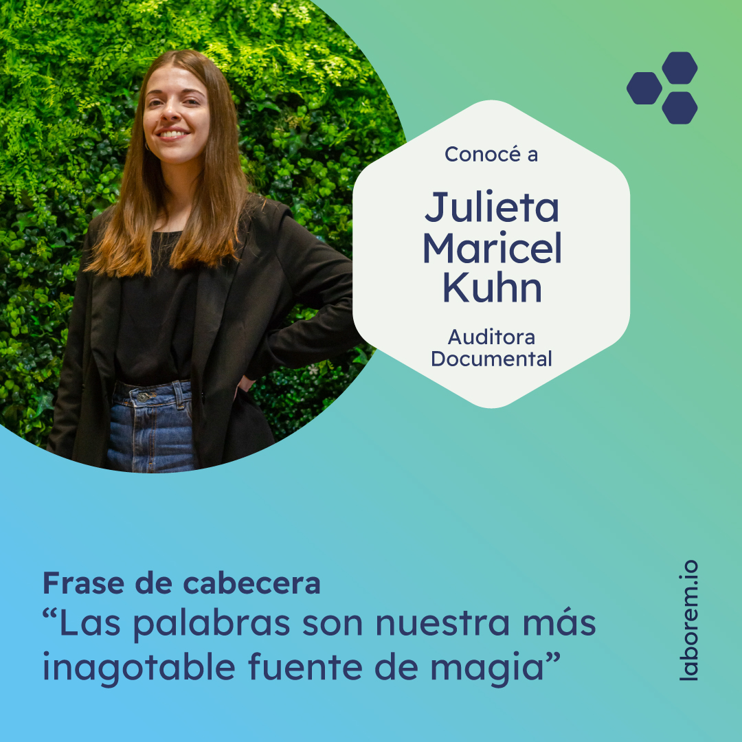 CLaborem's tweet image. ☺️ ¡Les presentamos a Julieta!

🙌 ¡Gracias por ser parte de nuestro equipo!

#Laborem #ProcesoDeControl #ControlDeContratistas #GestiónDocumental #ControlDeProveedores #TransformaciónDigital #ControlDocumental #ResponsabilidadSolidaria #EmpresasContratistas #Proveedores