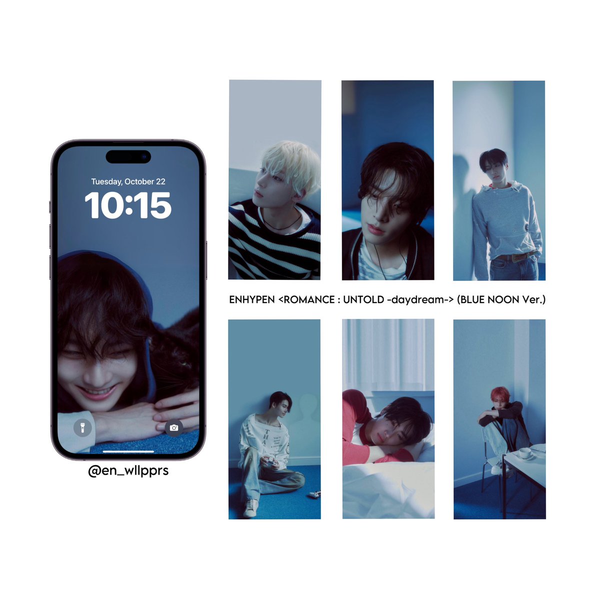 en_wllpprs's tweet image. ENHYPEN &amp;lt;ROMANCE : UNTOLD -daydream-&amp;gt; Concept Photo (BLUE NOON Ver.)
— extended lockscreen wallpapers 

#enhypen #jungwon #heeseung #jay #jake #sunghoon #sunoo #ni_ki @ENHYPEN_members