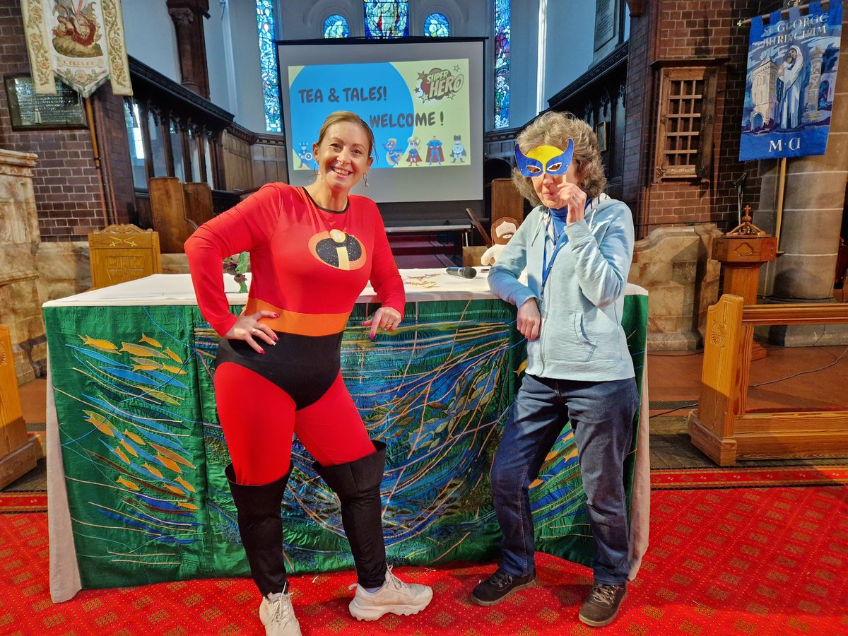 Last Tea &amp; Tales before half term set up and ready to go! Come and be part of it!

Off next week, then back Tiesday 5th!