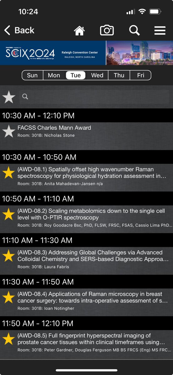 Wonderful session planned to help celebrate the Charles Mann Award 24 - thanks to all the great speakers