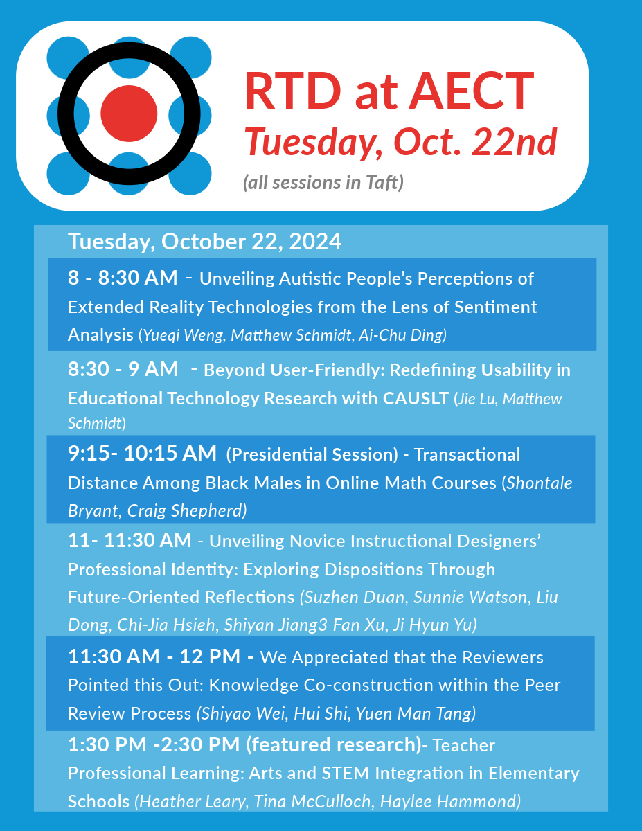 AECT Research & Theory Division tweet media