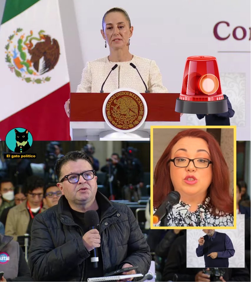 🔴🔴¡Contundente!
Claudia Sheinbaum no retrocede ni un centímetro contra los amparos del Poder Judicial. Y acusa a la impresentable jueza Nancy Juárez Salas de ser su vocera y al  Poder Judicial de violar la Ley.
¡Todo el apoyo a nuestra presidenta!:

"Quienes están violando la