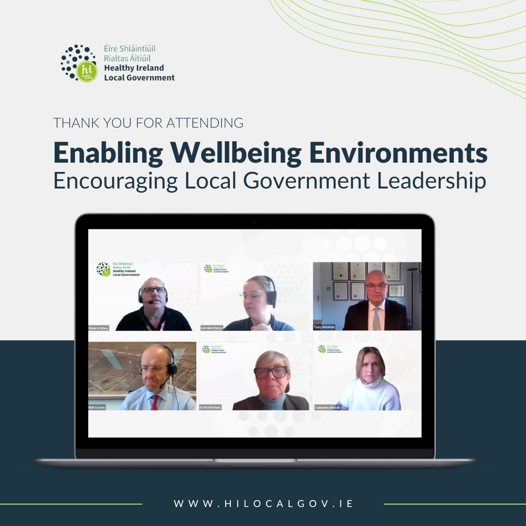 HealthyIRE_LG's tweet image. Thank you to everyone who attended our second webinar held yesterday morning 👏

If you were unable to attend, the recorded version will be available in the coming days 🔗 hilocalgov.ie

#WellbeingLocalGov #EnablingWellbeingEnvironments #HealthyIrelandLocalGovernment