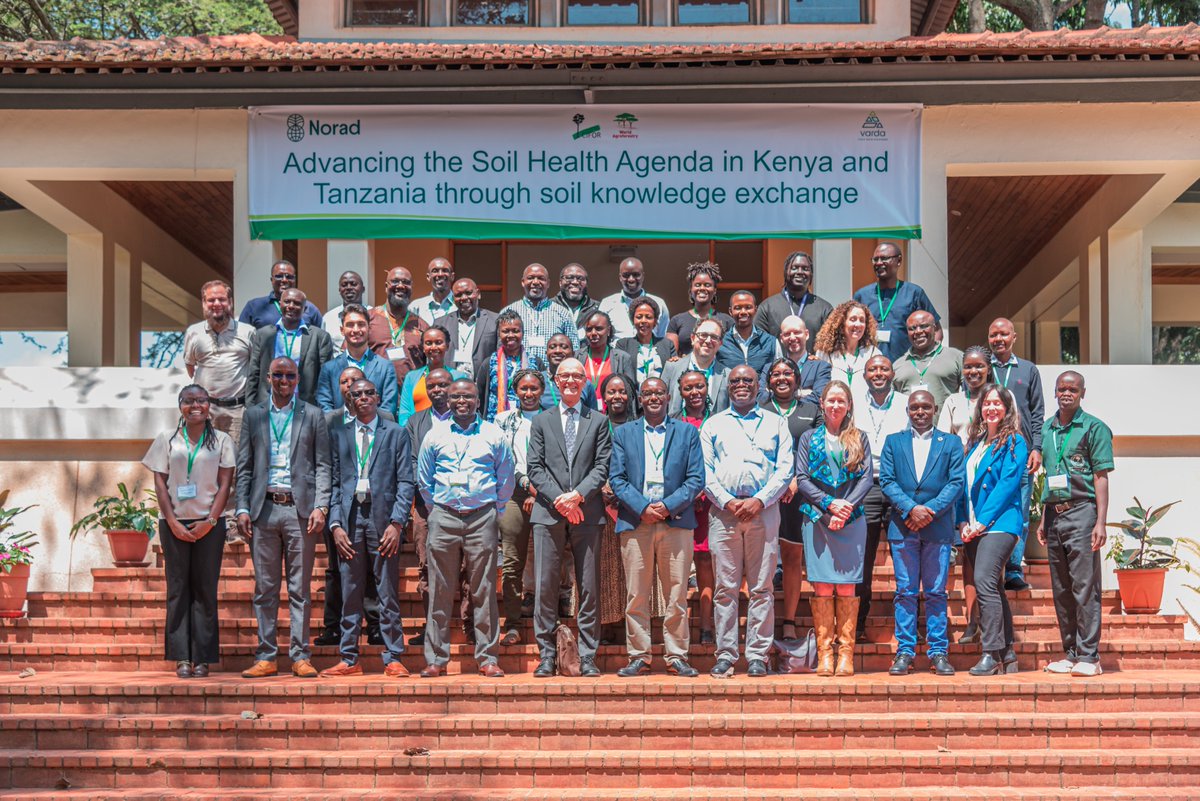 TheLandAlliance's tweet photo. 1/4 CIFOR-ICRAF &amp; @Varda_FieldData are hosting a stakeholder workshop at the CIFOR-ICRAF Campus, Nairobi, bringing together partners to drive the #soilhealth agenda in Kenya &amp; Tanzania.

The aim is to understand soil data needs, map initiatives &amp; introduce the #SoilHive platform. https://t.co/AEYcan0O45