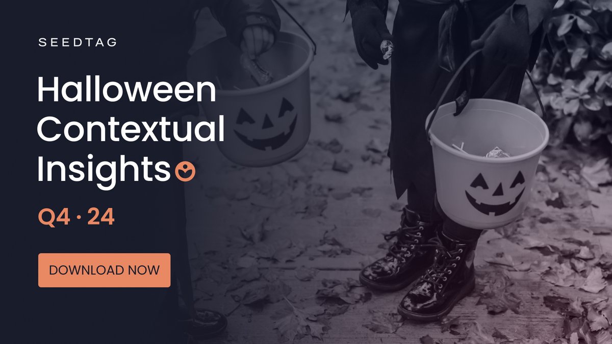 seedtag's tweet image. Looking for inspiration for your #Halloween campaigns? 🎃

It’s no tricks, all treats with our #ContextualInsights, delivering top-trending data from Halloween’s online buzz to help you grab your audience’s attention.

Download your report: hubs.li/Q02VjcLQ0

#PoweredByLiz