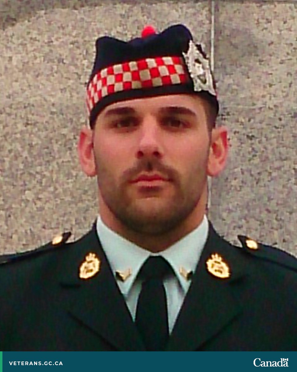 "Nathan was the most amazing father.”  Ten years ago today, Corporal Nathan Cirillo was killed while on sentry duty at the Tomb of the Unknown Soldier by the National War Memorial in Ottawa.  

 #CanadaRemembers him.  Visit his virtual war memorial: ow.ly/rPkT50TQIQx
