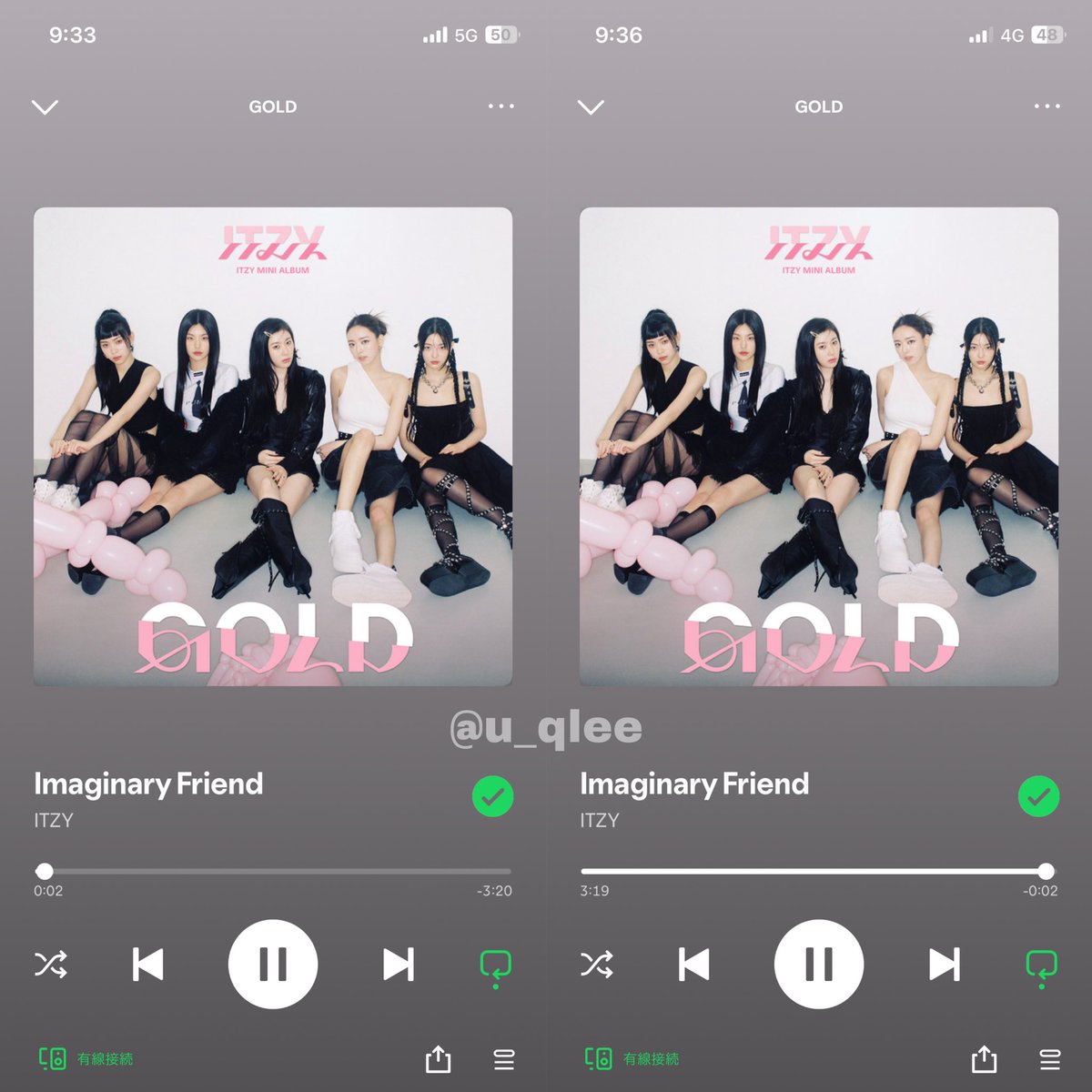 u_qlee's tweet photo. @ITZYofficial 20241022 21:00

#ITZY #있지 #MIDZY @ITZYofficial 
#ITZY_GOLD #ITZY_ImaginaryFriend 
#ITZY_GOLD_Streaming https://t.co/GAjrq4U6Zn