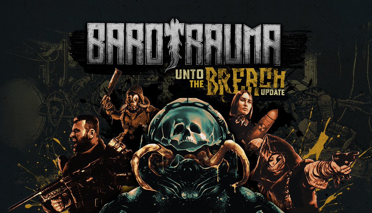 #Barotrauma's Unto the Breach update is out now! PvP mode overhaul, ruin rework, new husks, gene splicing improvements and a bunch of miscellaneous changes and improvements. Check it out on Steam: store.steampowered.com/news/app/60296…