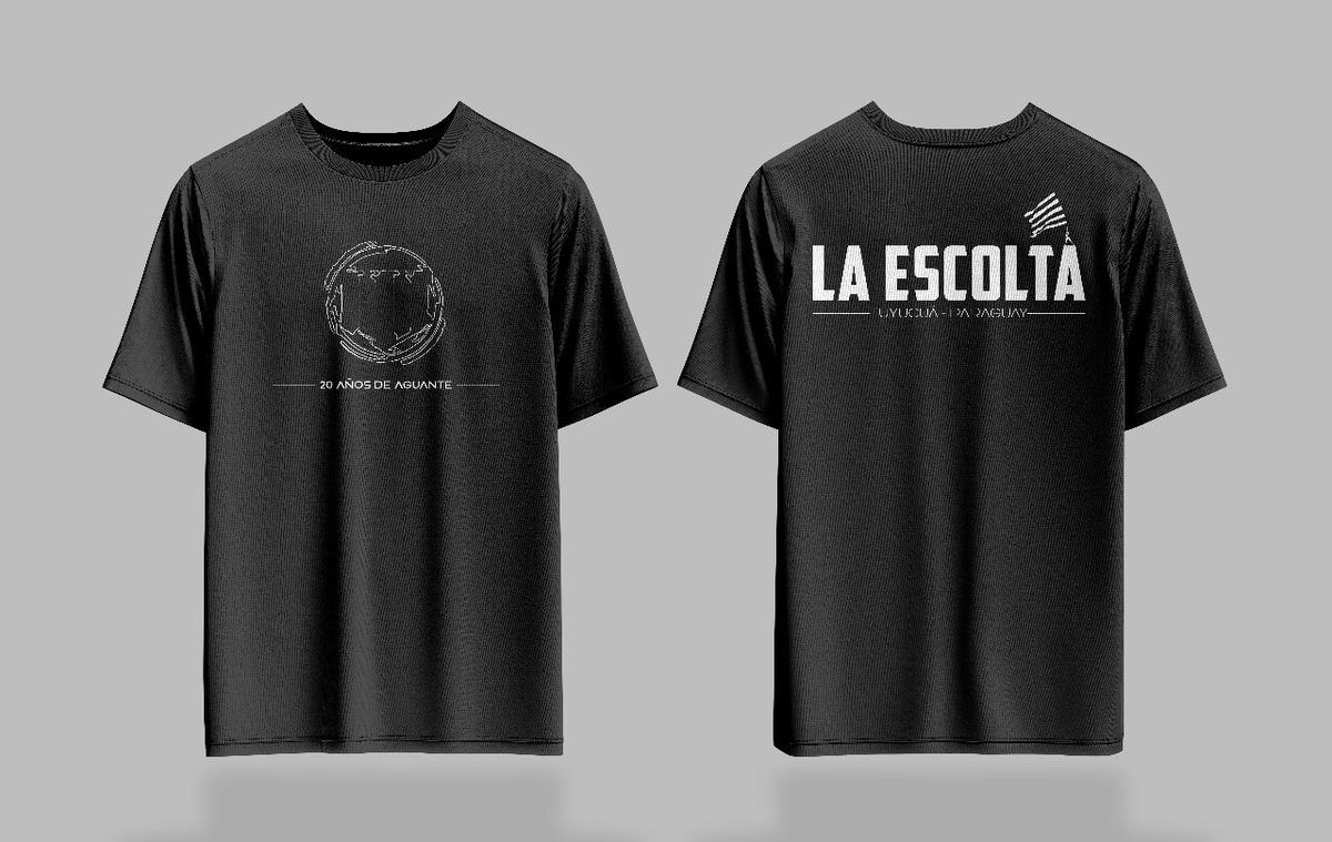 LaEscoltaPy's tweet image. A la venta merchandising de La Escolta! ⚫️⚪️
Cualquier consulta al privado