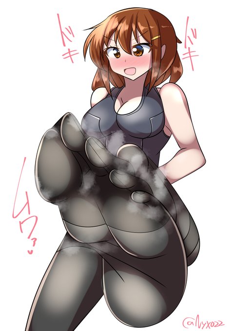 「も～っと嗅いでもいいのよ…?///」 ムチムチスク水黒タイツ雷チャン(ˇωˇ)   進水日おめでとう!(連続1691日目  #艦これ版真剣お絵描き60分一本勝負_20241022#艦これ版深夜の真剣お絵描き60分一本勝負 #10000日チャレンジ #めび環んどろ #雷進水日 