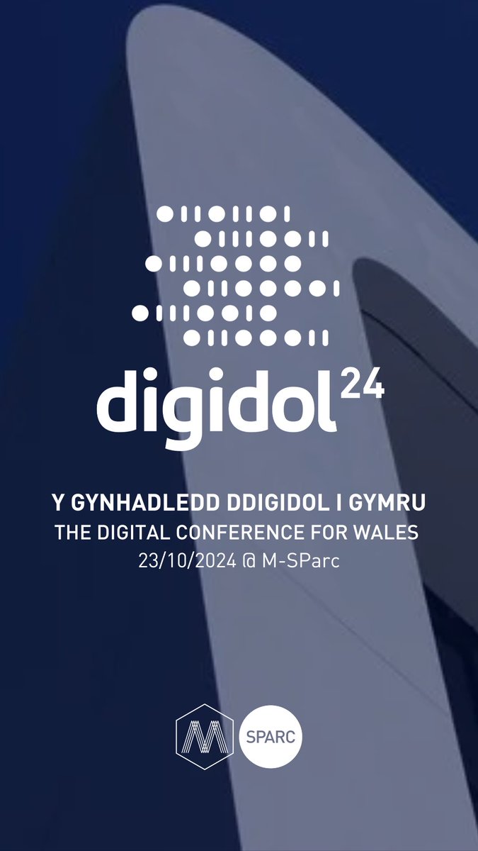 🎇 FORY! / TOMORROW! 

‘Di ddim rhy hwyr i chi archebu’ch tocyn ar gyfer fory! 

It’s not too late to join the Digital Conference for Wales!

⬇️ Am yr agenda a tocynnau / For the agenda and tickets 
🎟️ digidol24.eventbrite.co.uk