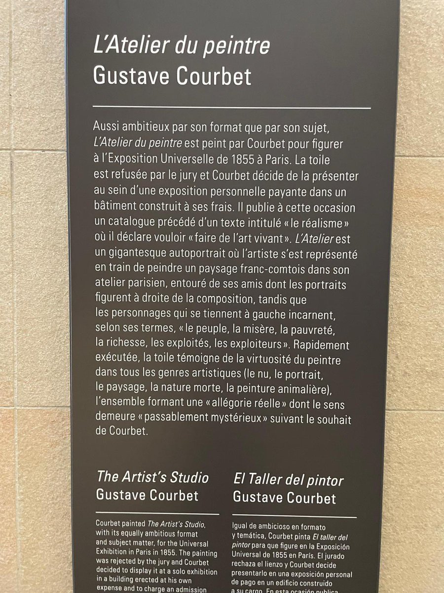 UCSModLangs's tweet image. Histoire de l’Art et Français @MuseeOrsay #cocurricular