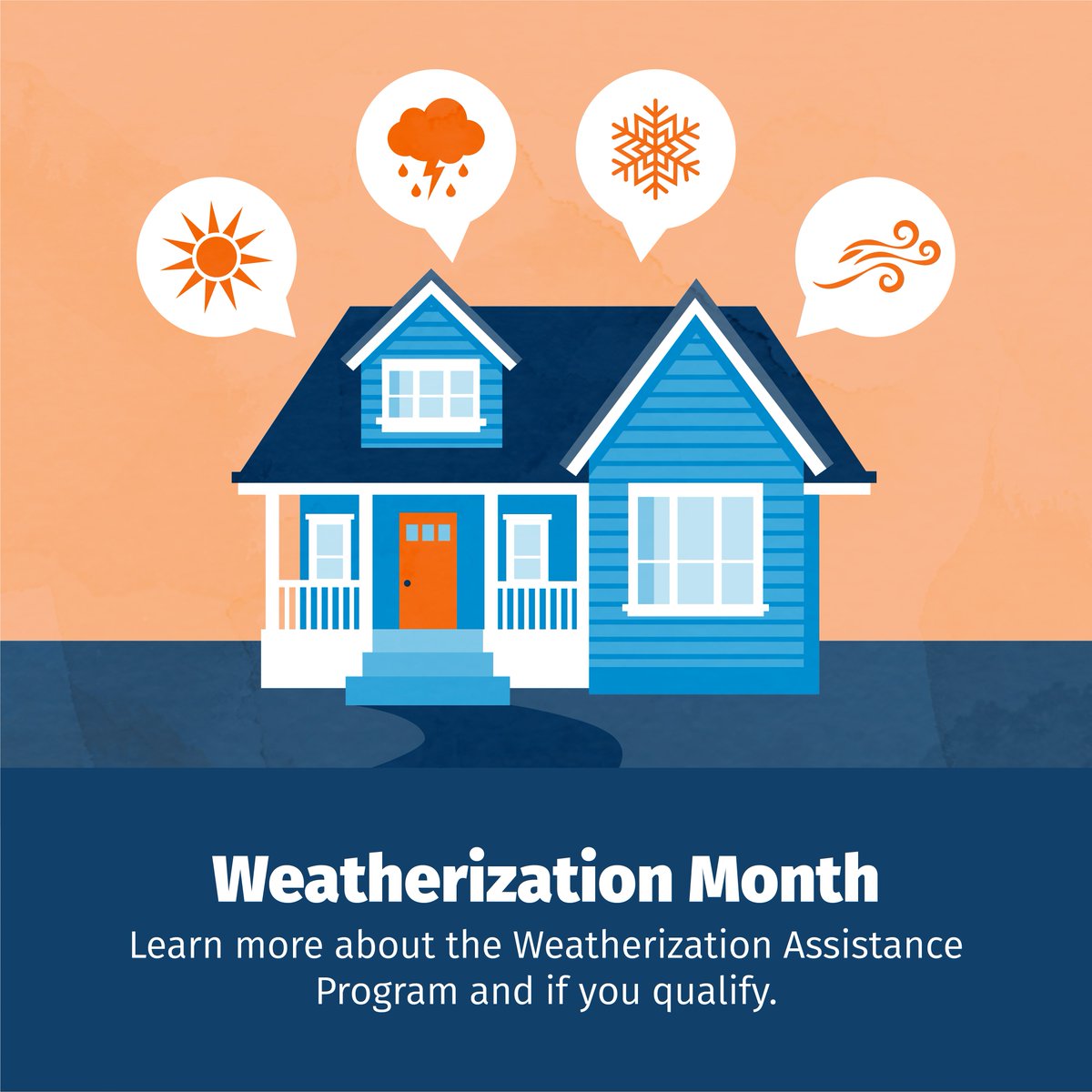The Weatherization Assistance Program provides energy conservation and  related health \u0026 safety services for eligible low income households at no  cost to the resident. For more info about services in your area,, image size:1200x1200