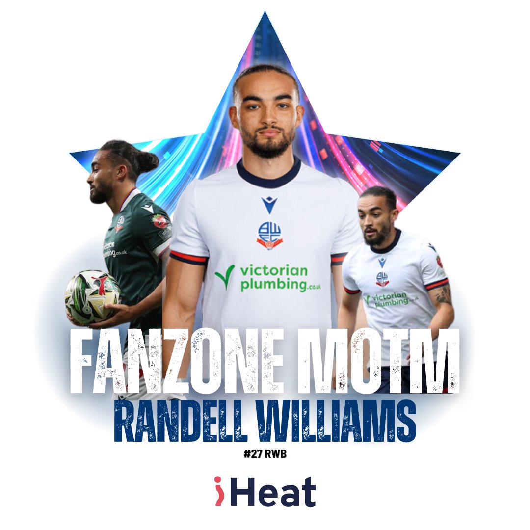 Your Fanzone MOTM with a goal and an assist against Burton Albion in an impressive performance goes to <a href="/RandellW11/">Randell Williams</a> 💥

So… does he start tonight #BWFC fans? 🤔

Sponsored by <a href="/iHeatUK/">iHeat</a>