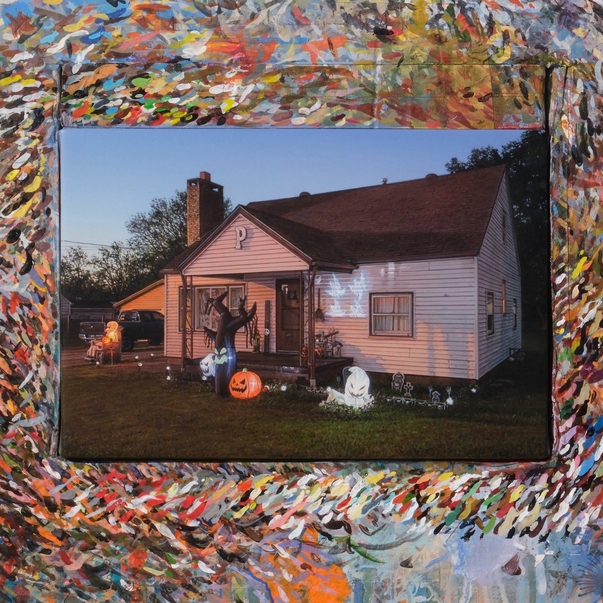 RodPenner's tweet image. Halloween House, 2024, Acrylic on canvas, 5 x 7 1/2 in. (12.7 x 19.05 cm)⁣
⁣This painting will be included in my upcoming show at Jonathan Novak Contemporary Art in L.A., tentatively scheduled for January, 2025.