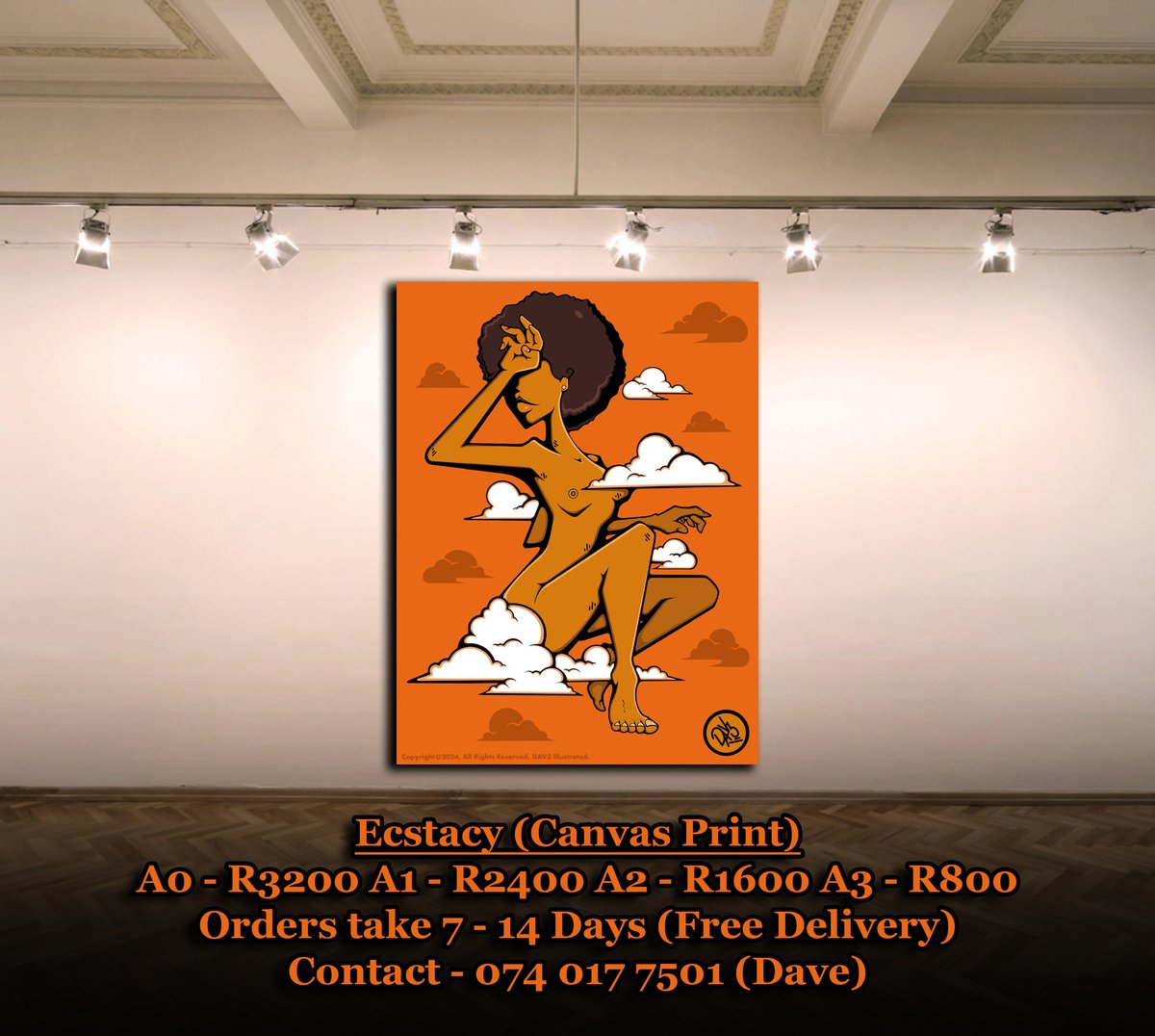 "ecstasy" by dav3. 

now available for order. hit me up if you're interested.