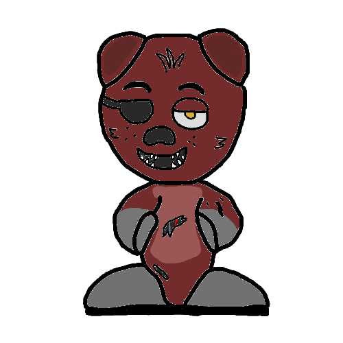 Chaoticjexak's tweet image. you've heard of funtime foxy, now get ready for funkey foxy! #FNAF #funkey #UBfunkeys #art