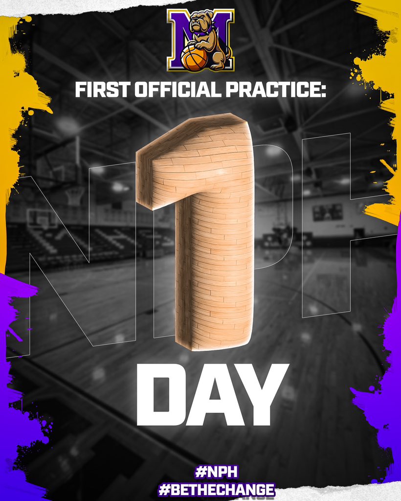 1 Days away from the first official basketball practice of the 2024-2025 Basketball Season! 🏀 

#BeTheChange #Edge #NPH