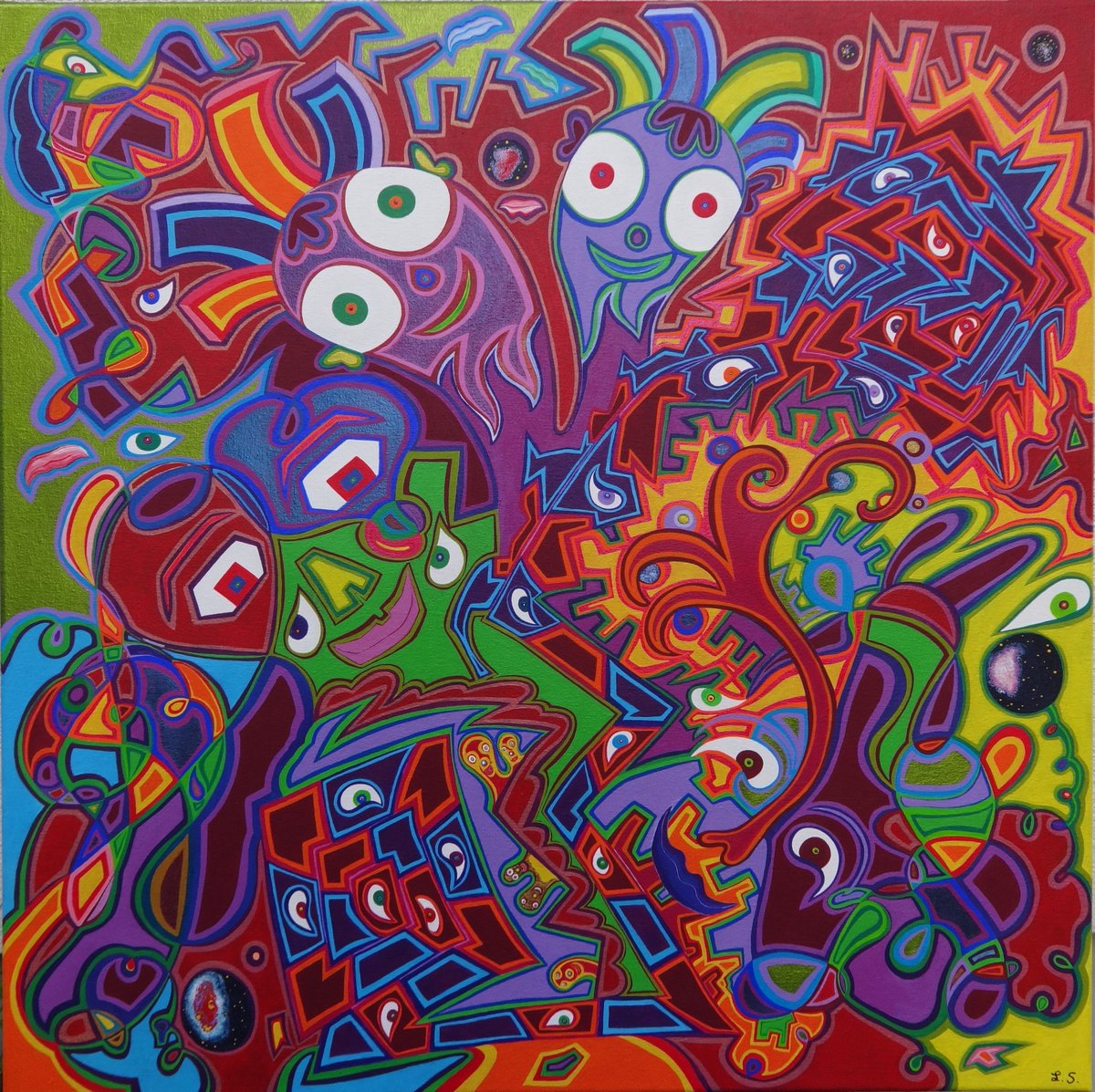 Fractalance's tweet photo. Mein Werk: Erkrochenheit mit Schwung
My work: Creepalia with momentum https://t.co/B9urASPrED