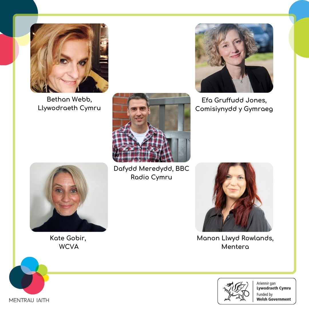 Meet the judges for our national awards night!

🌟 Bethan Webb, @llywodraethcym
🌟 Efa Gruffudd Jones, <a href="/ComyGymraeg/">ComisiynyddyGymraeg</a>
🌟 Dafydd Meredydd, <a href="/BBCRadioCymru/">Radio Cymru</a>
🌟 Kate Gobir, <a href="/WCVACymru/">WCVA | CGGC</a>
🌟 Manon Llwyd Rowlands, <a href="/MenteraCymru/">Mentera</a>

Can’t wait!

#Cymraeg #GwobrauCenedlaethol #MentrauIaith