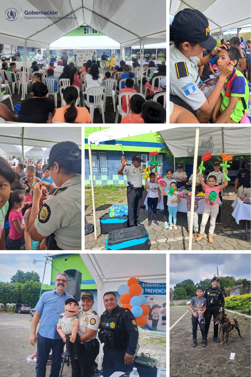 En la zona 3 del barrio San Francisco de Coatepeque, Quetzaltenango, con la Policía de Prevención del Delito se llevó a cabo la jornada “Con mi Comunidad en Conexión”. #GoberXela