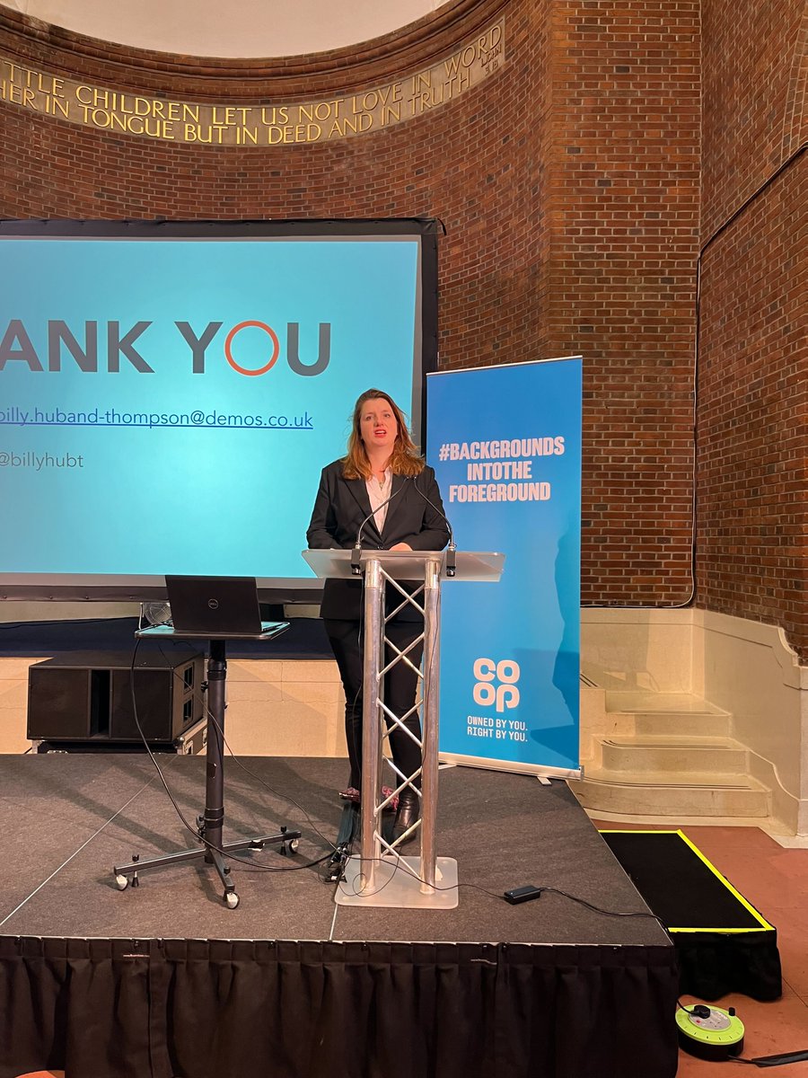 Some warm words from <a href="/Alison_McGovern/">Alison McGovern</a> welcoming Demos' and <a href="/coopuk/">Co-op</a> latest report findings.