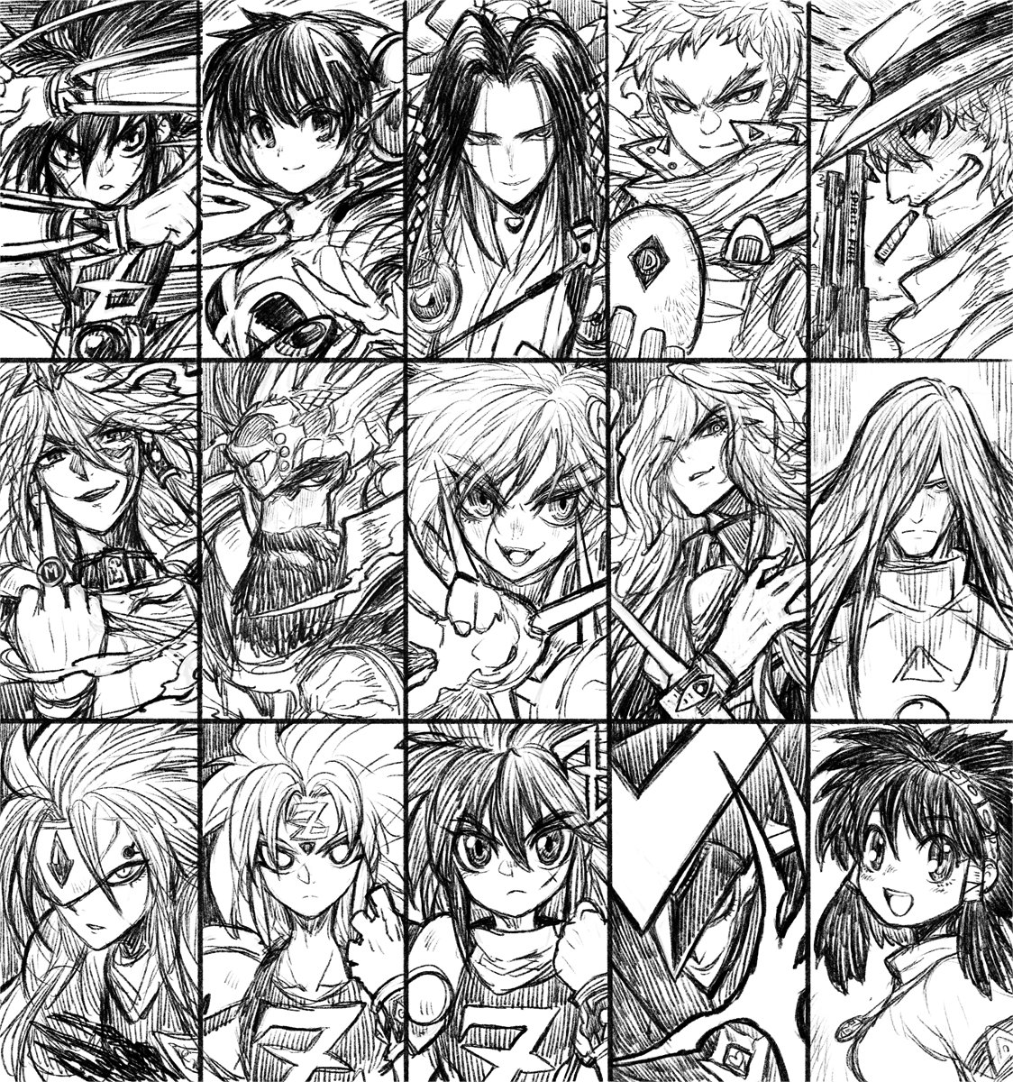 僕の青春の少年漫画である、西川秀明先生の「Z MAN」の話題を久しぶりに見かけて嬉しくなったので以前描いたラクガキを再掲。高解像度版やキャラ別になっているのはPIXIVにアップされていますよ。
#ZMAN
https://t.co/GIu7N5IfVT 