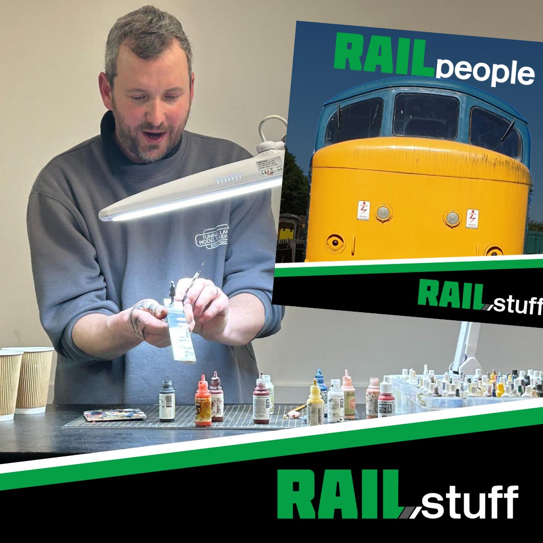 railstuff's tweet image. RAILpeople is back, and with a bang! Dan Evason of Tunnel Lane Model Railways is the guest and chats scenics, painting, how he got started and much more.

So pop the kettle on and settle back...

#ModelRailway #Podcast #DanEvason #TunnelLane