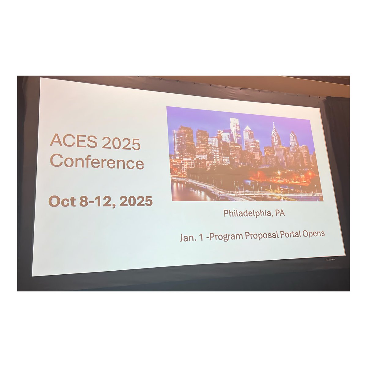 ✨Thank you to everyone who made the 2024 #NCACES conference a success! We’ll see you next year at the ACES 2025 conference in Philly, Oct. 8-12, 2025!

#CounselorEd #CounselorEducation