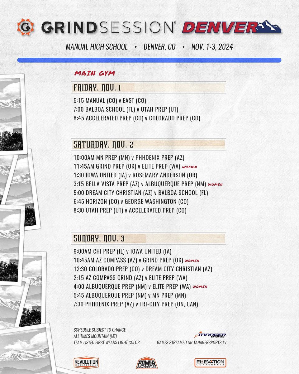 🚨 Attention Coaches! 🚨
Catch Jaden Spears in action with Phoenix Prep at The Grind Session Denver! 
Saturday, Nov 2 10:00 AM (vs MN Prep)
Sunday, Nov 3 7:30 PM (vs Tri-City Prep)
📍 Manual High School, Denver, CO
Don’t miss the chance to see a rising star on the court! #hoops
